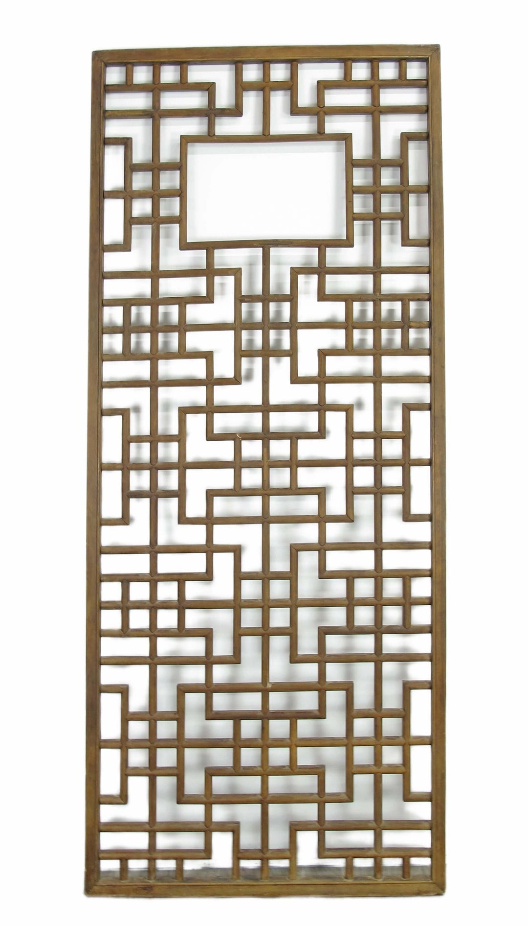 Lattice Antique Chinese Wood Screen Panel