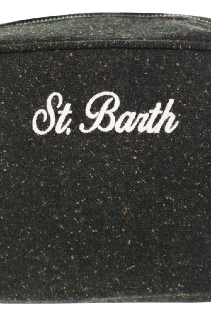 MC2 SAINT BARTH Mini Beauty Case - Tailored Donegal Wool Blend