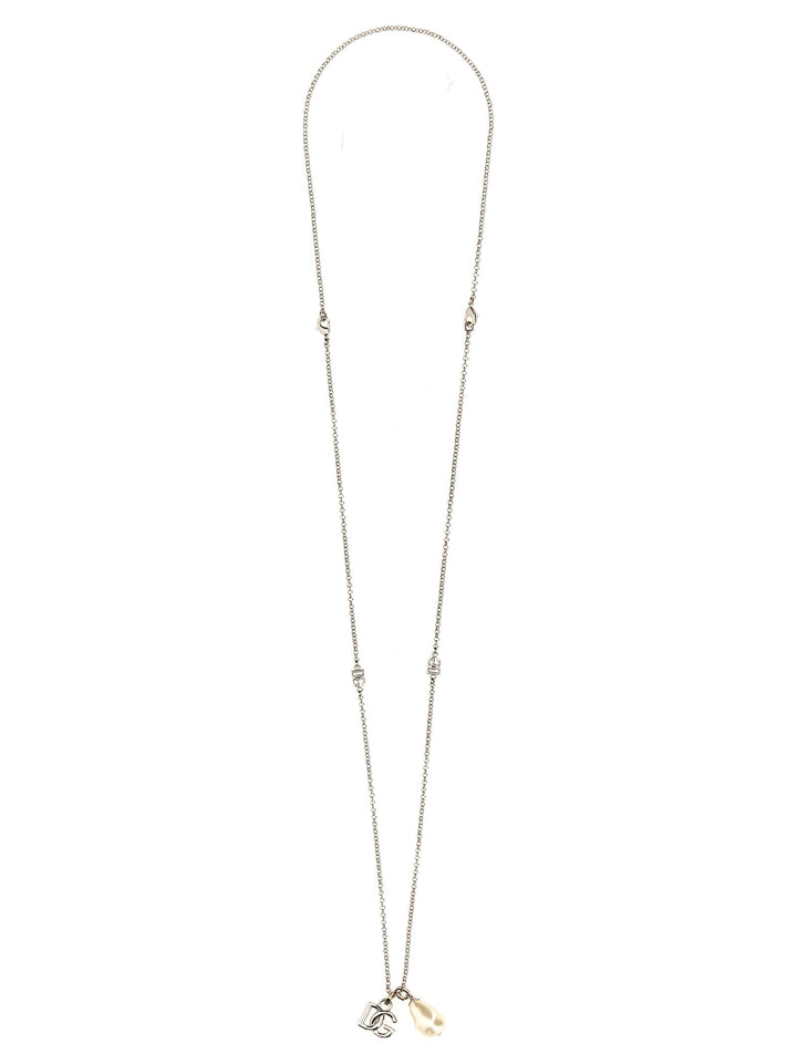 Dolce &amp; Gabbana Logo Drop Necklace