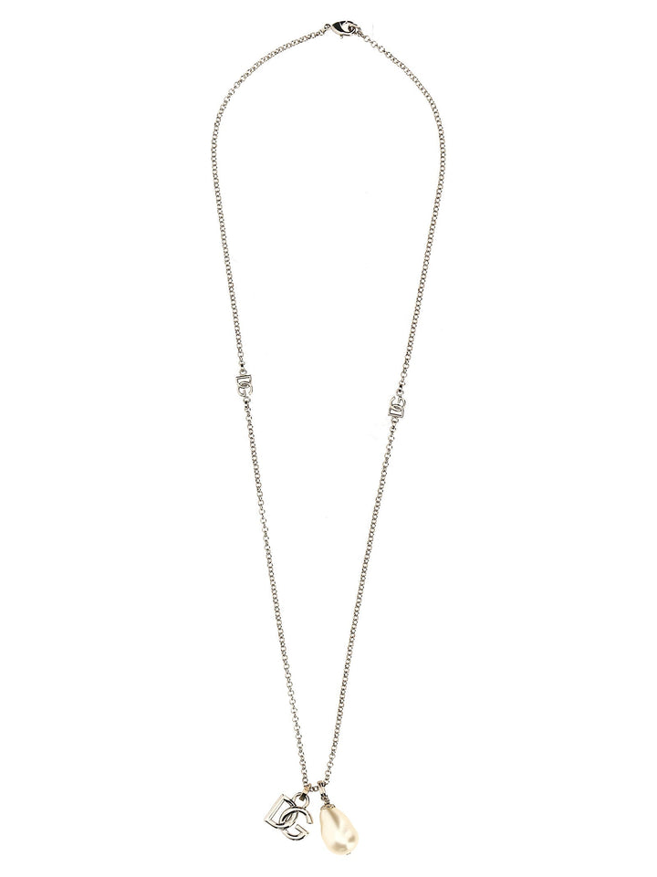 Dolce &amp; Gabbana Logo Drop Necklace