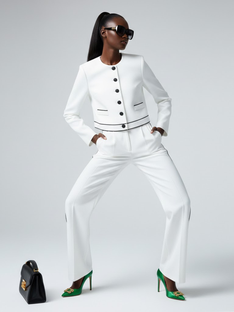 White MADISON Suit Jacket &amp; Pants Prêt-à-Porter BYMANYC ® New York
