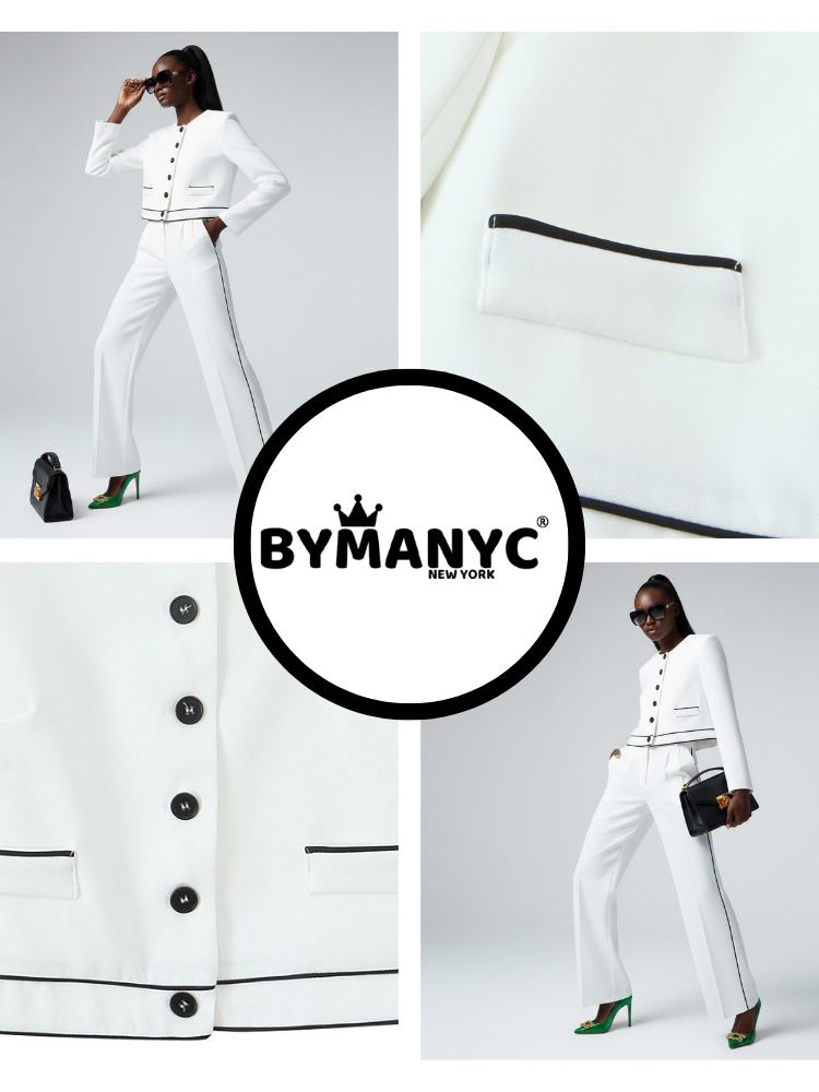 White MADISON Suit Jacket &amp; Pants Prêt-à-Porter BYMANYC ® New York