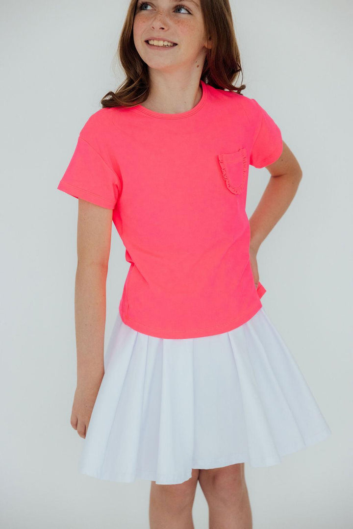 White Twirl Skort