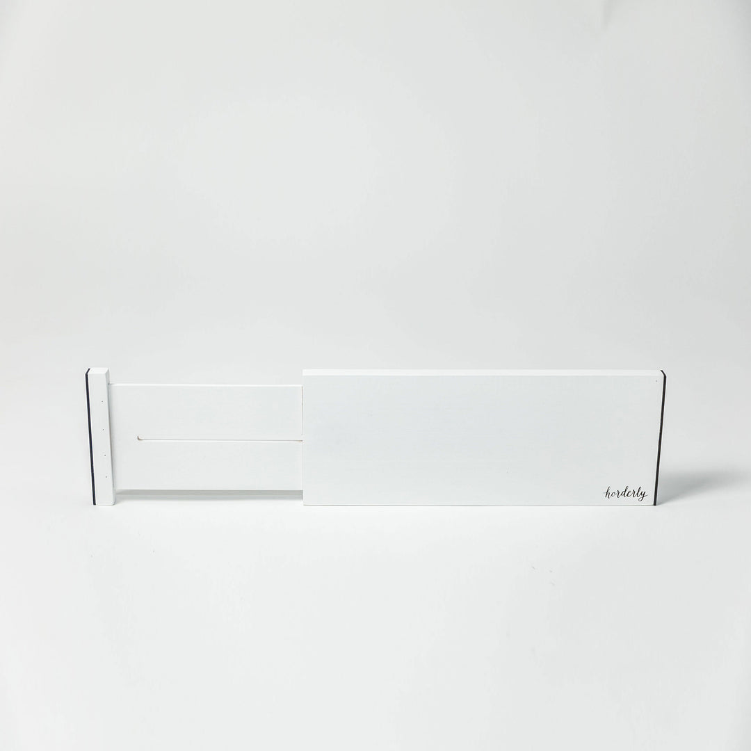 Bamboo Expandable Drawer Dividers – White