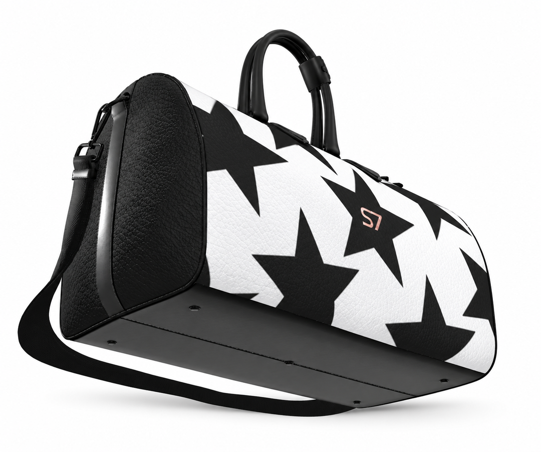 S7 Stella Noir | Black Star Signature Leather Tote