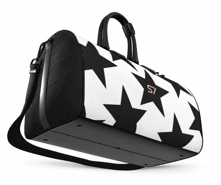 S7 Stella Noir | Black Star Signature Leather Tote