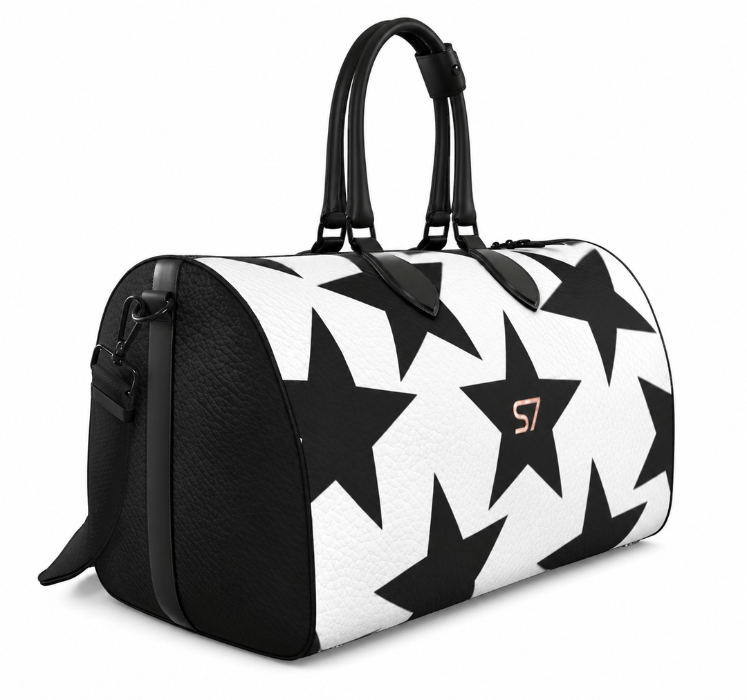 S7 Stella Noir | Black Star Signature Leather Tote