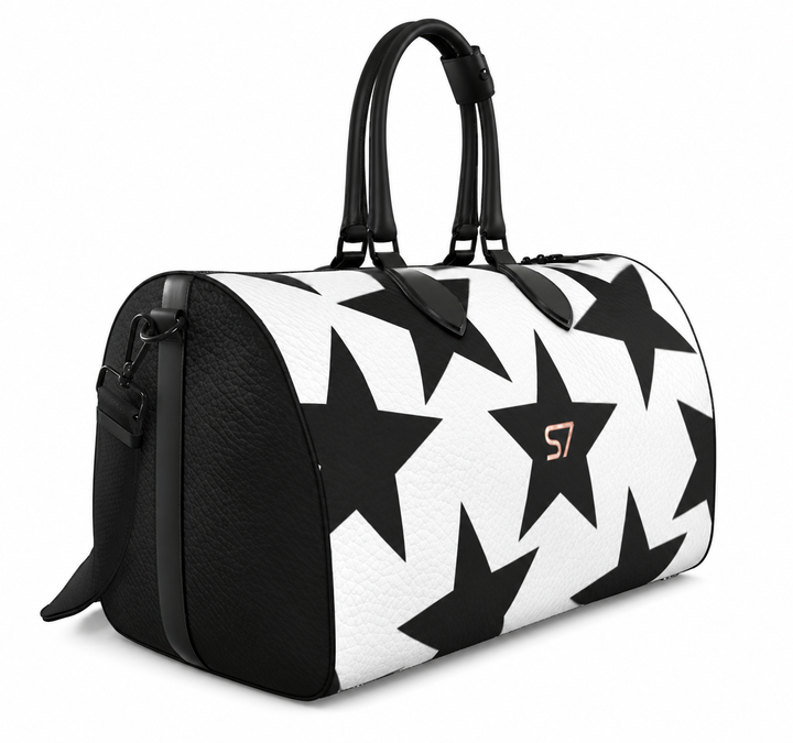 S7 Stella Noir | Black Star Signature Leather Tote