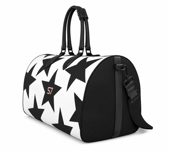 S7 Stella Noir | Black Star Signature Leather Tote