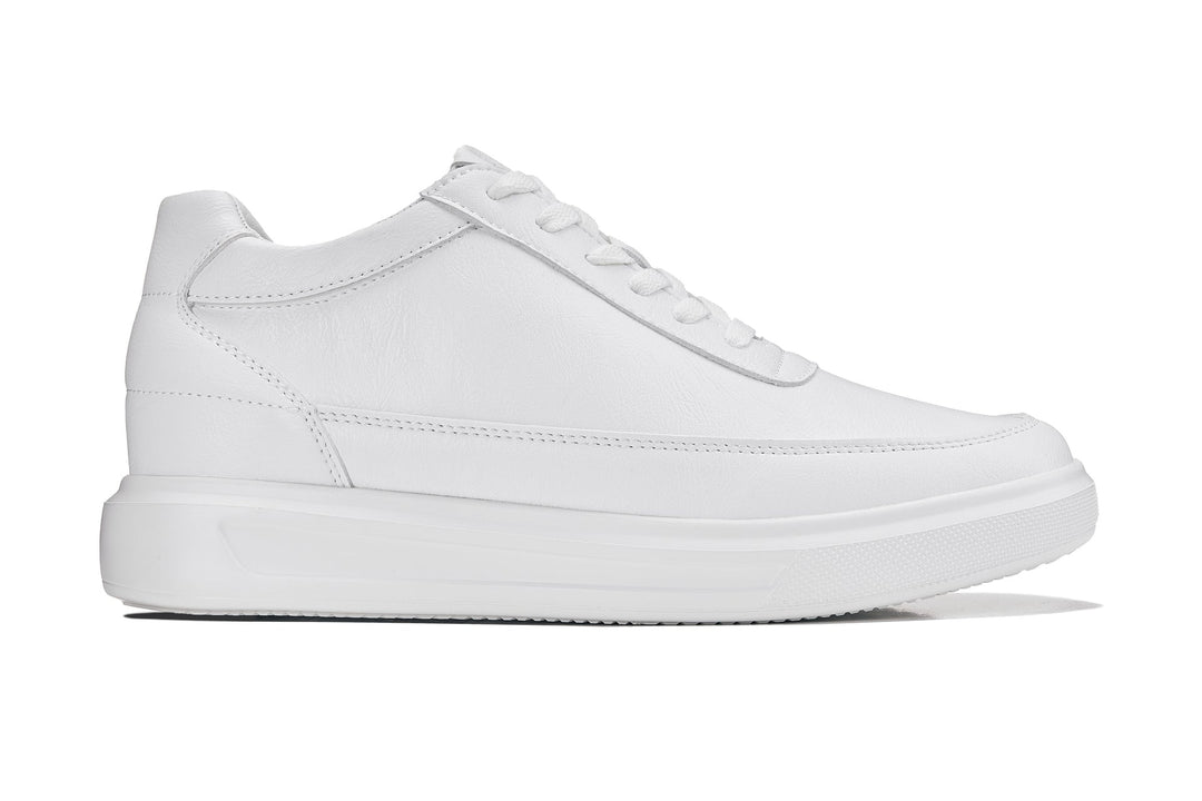 CALTO - X1647 - 2.8 Inches Taller (White) - Lightweight Sneakers