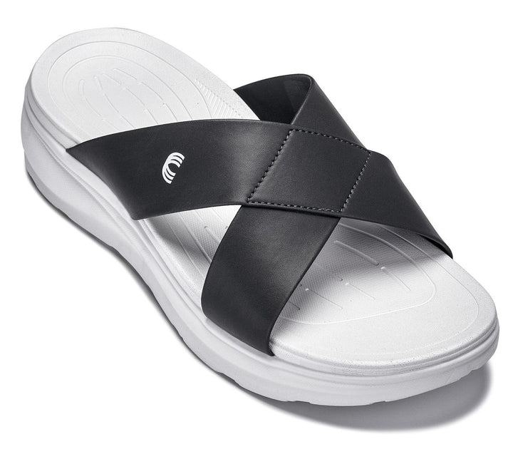 CALTO - X1654 - 2 Inches Taller (White/Matte Steel Grey)