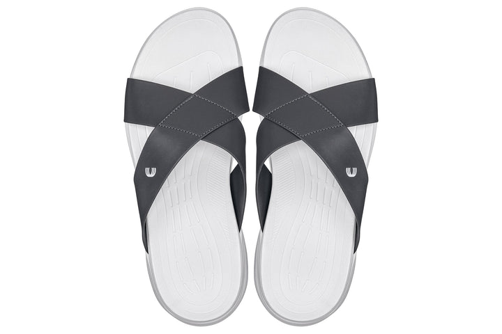 CALTO - X1654 - 2 Inches Taller (White/Matte Steel Grey)