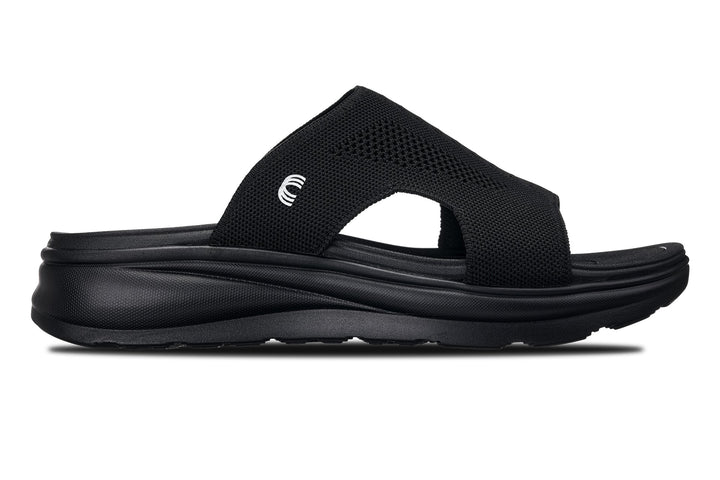 CALTO - X1657 - 2 Inches Taller (Black/Knitted Black)