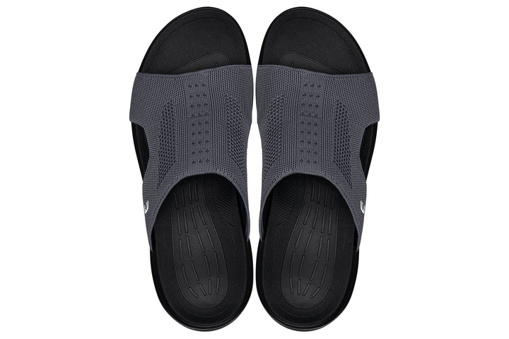 CALTO - X1658 - 2 Inches Taller (Black/Knitted Dark Gray)