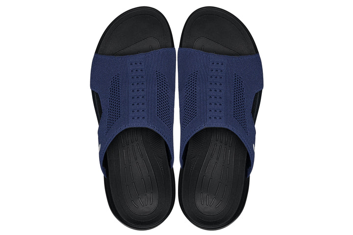 CALTO - X1659 - 2 Inches Taller (Black/Knitted Navy)