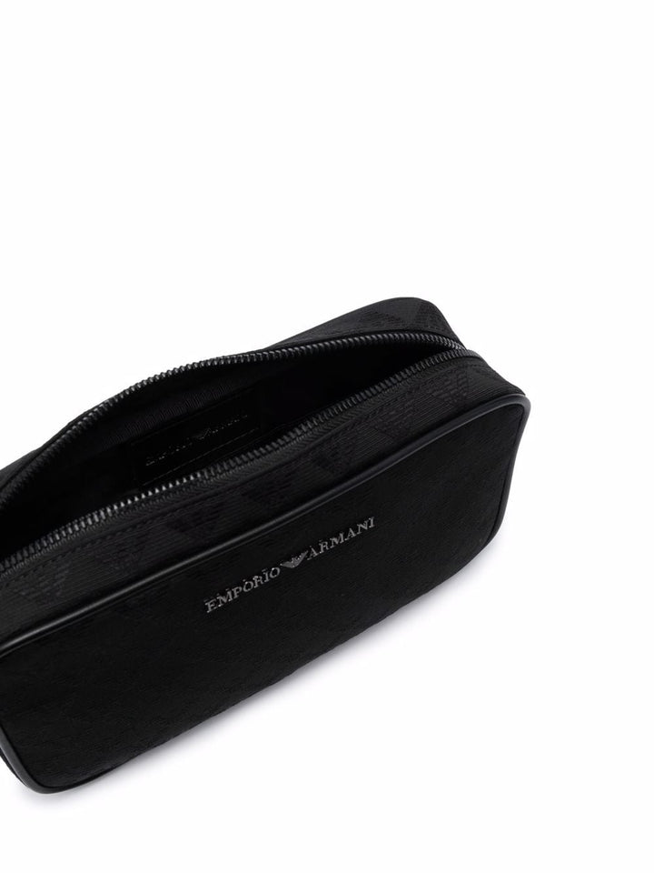 EMPORIO ARMANI Allover Logo Wash Mini Handbag