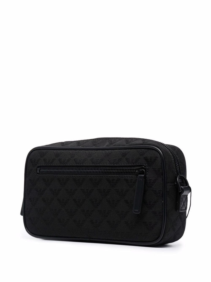 EMPORIO ARMANI Allover Logo Wash Mini Handbag