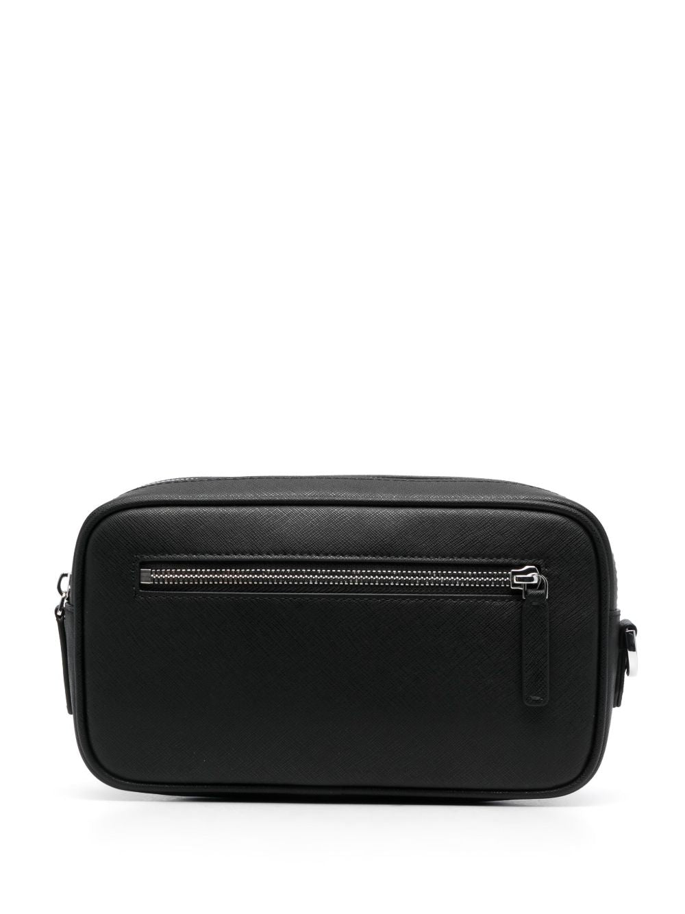 EMPORIO ARMANI Mini Textured Handbag with Silver Logo