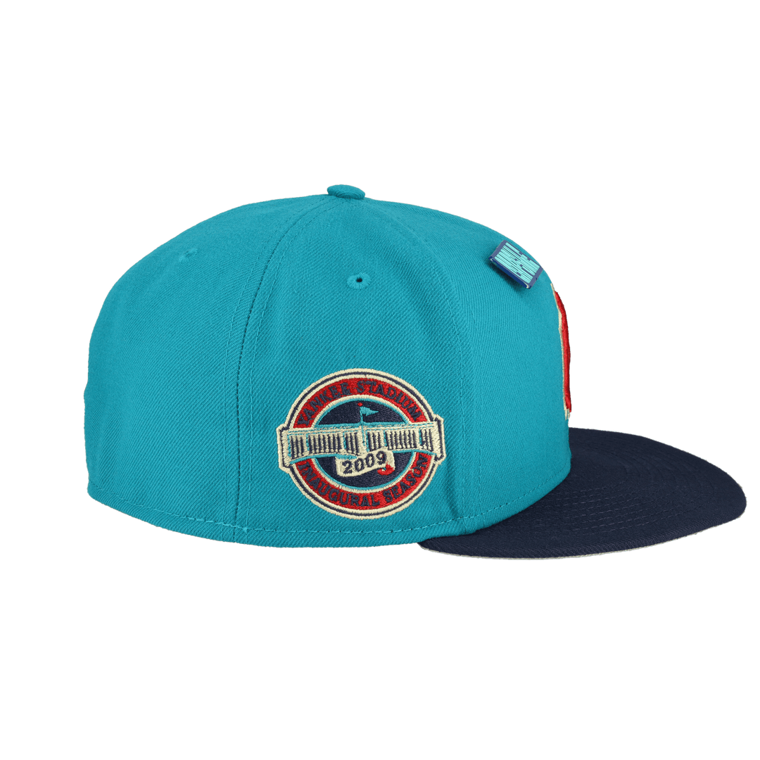 New York Yankees Real Teal Collection 2009 Inaugural Season 59Fifty