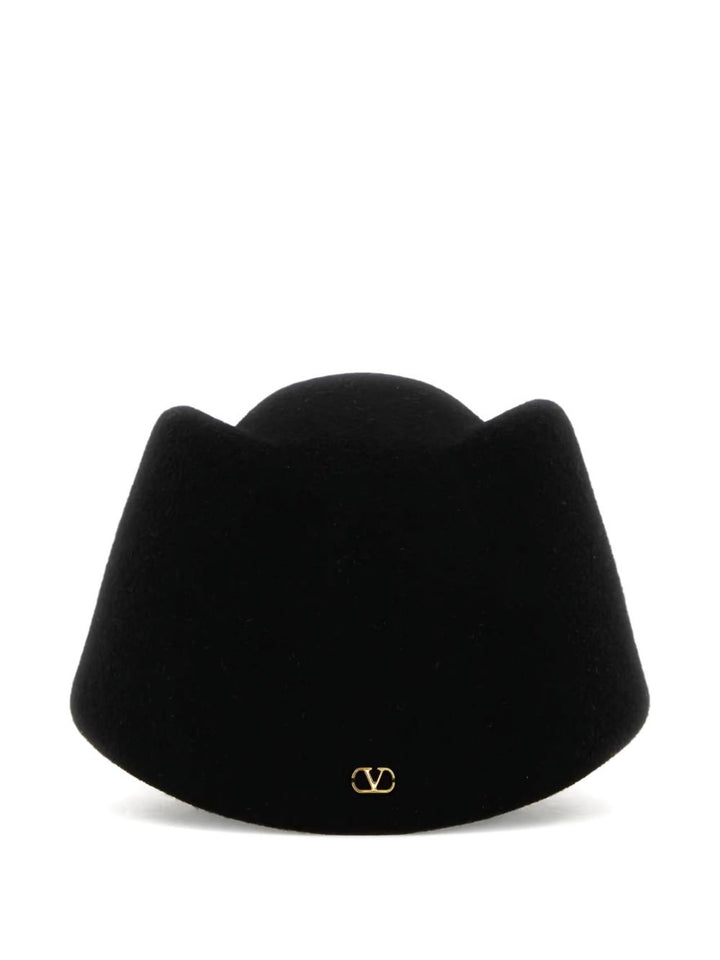 VALENTINO GARAVANI Merino Wool Rounded Crown Hat