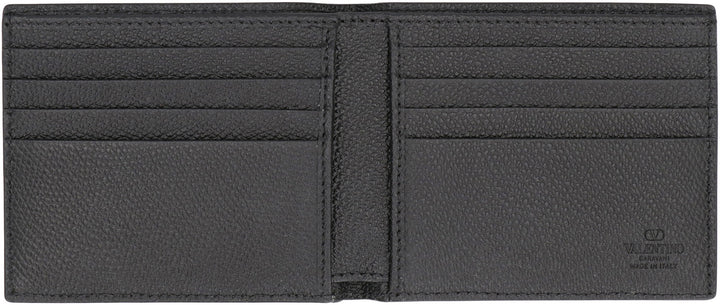 VALENTINO GARAVANI Mini Vlogo Signature Leather Wallet