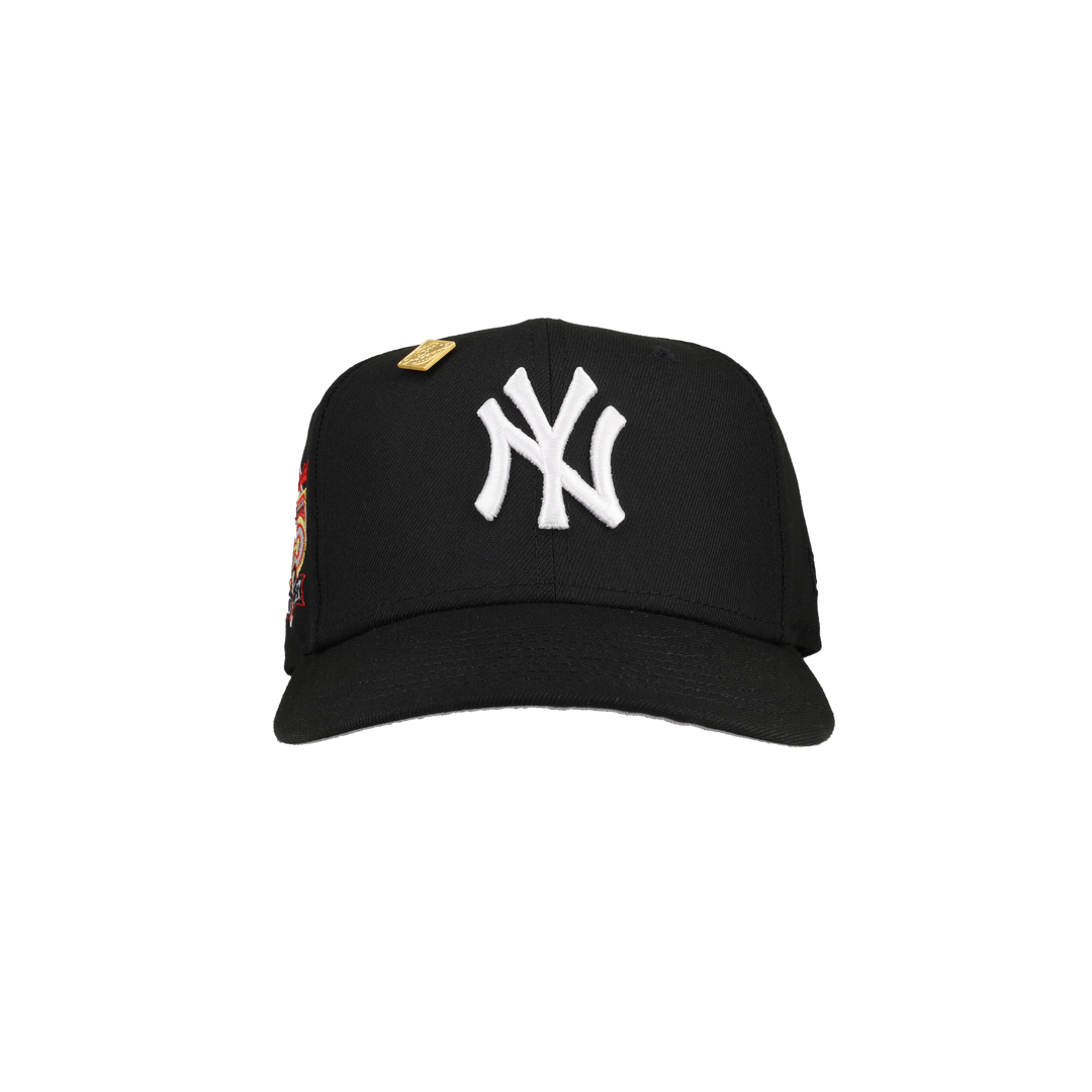 New York Yankees 75th Anniversary Black Metallic 59Fifty Fitted Hat
