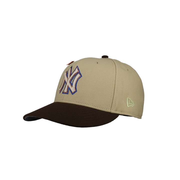 New York Yankees 1975 WS Vegas/Walnut Metallic 59Fifty Fitted Hat