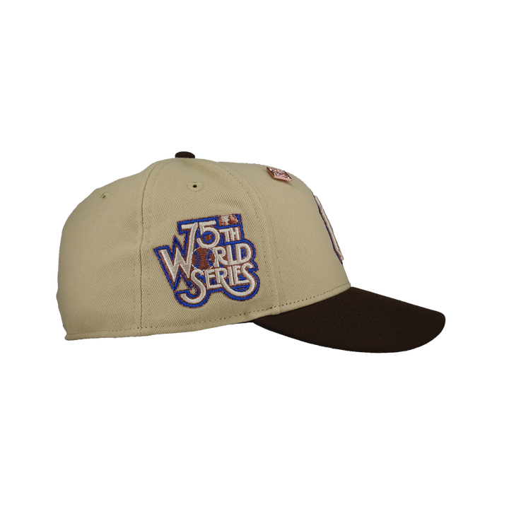 New York Yankees 1975 WS Vegas/Walnut Metallic 59Fifty Fitted Hat