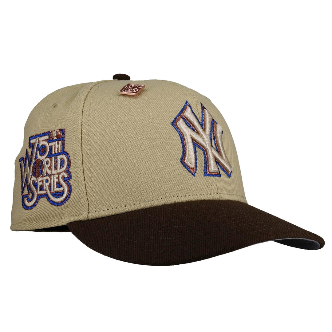 New York Yankees 1975 WS Vegas/Walnut Metallic 59Fifty Fitted Hat