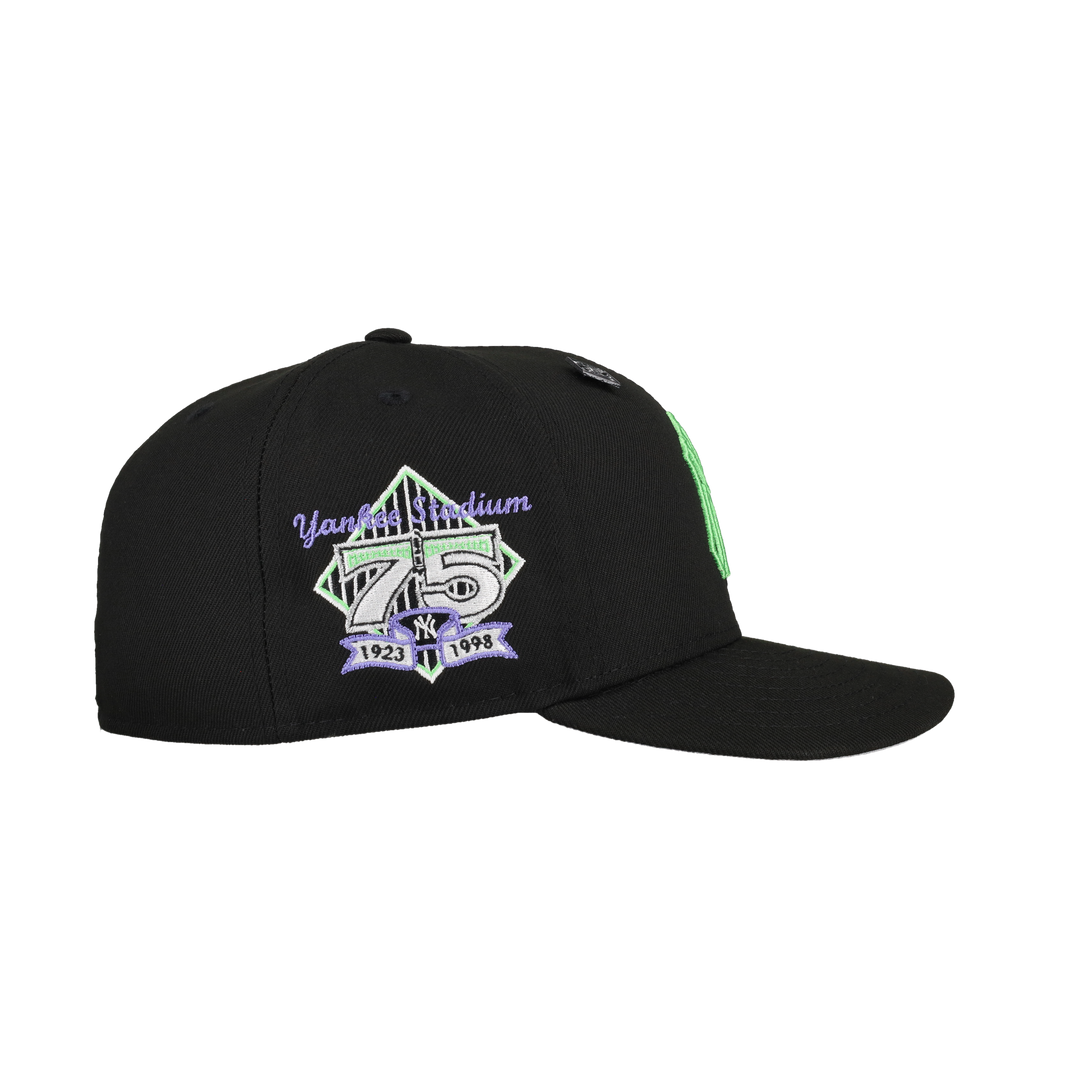 New York Yankees Trippy 75th Anniversary Graphite 59Fifty Fitted Hat