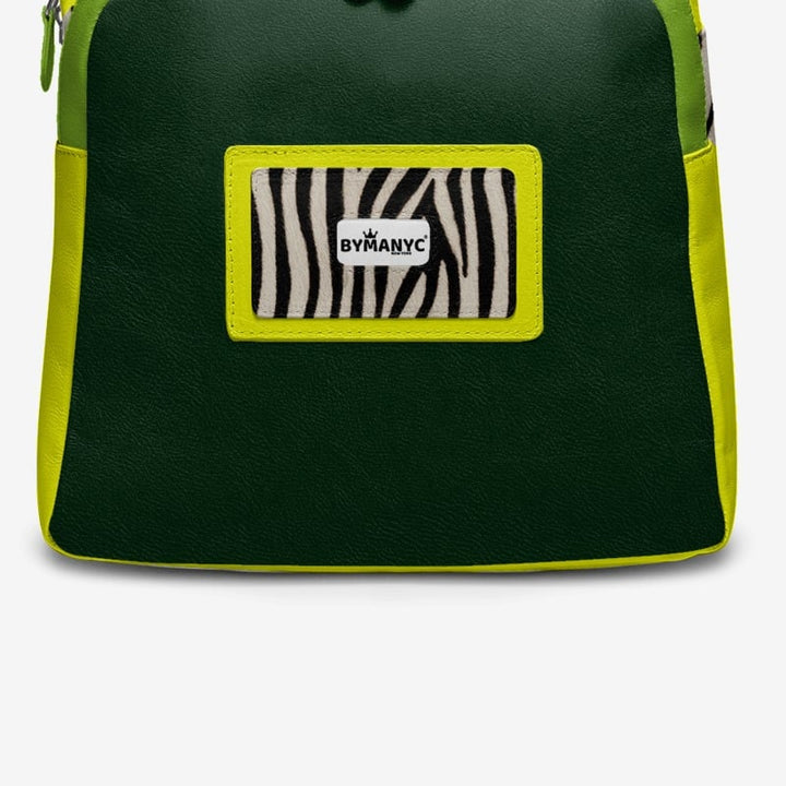 Zebra Jungle Backpack by BYMANYC ® New York – Handmade Vegan Luxury