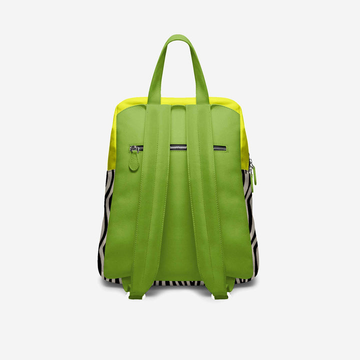 Zebra Jungle Backpack by BYMANYC ® New York – Handmade Vegan Luxury
