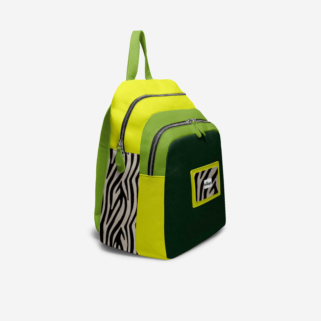 Zebra Jungle Backpack by BYMANYC ® New York – Handmade Vegan Luxury