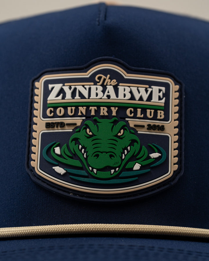 Zynbabwe Country Club Navy - Perforated Rope Hat