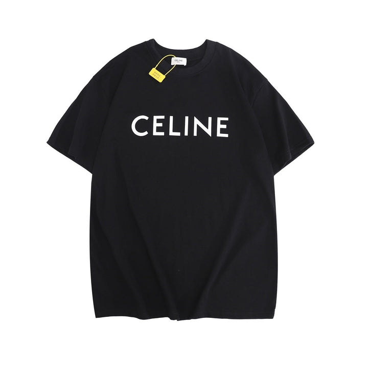 CELINE Paris Loose T-Shirt in Cotton Jersey