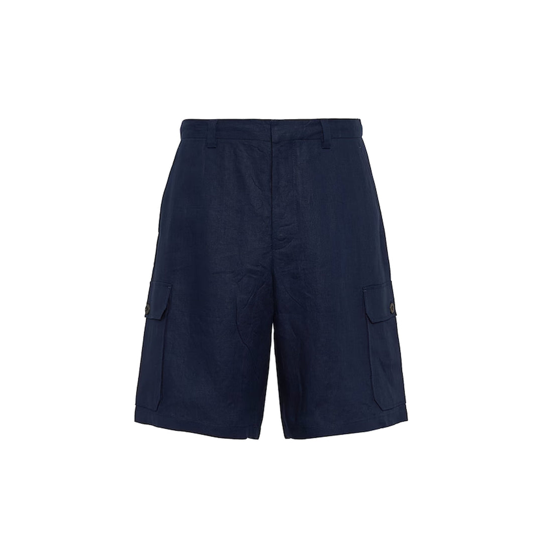 Prada Linen Bermuda Men
