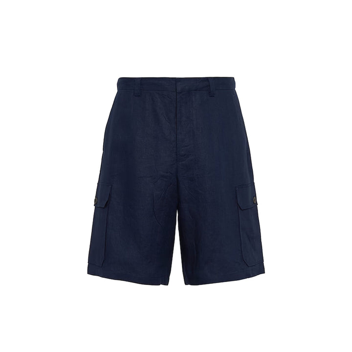 Prada Linen Bermuda Men