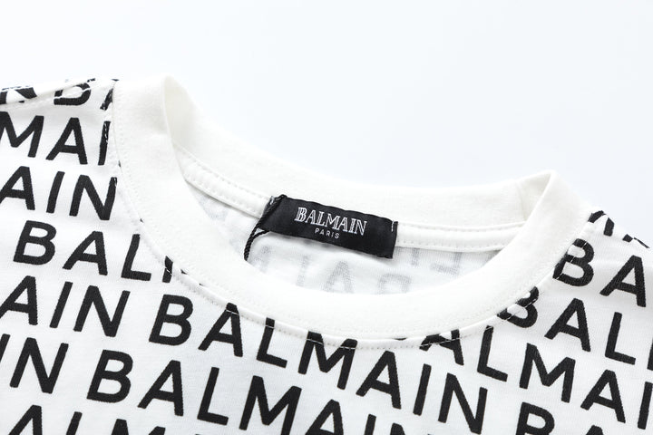 BALMAIN Logo Print T-shirt