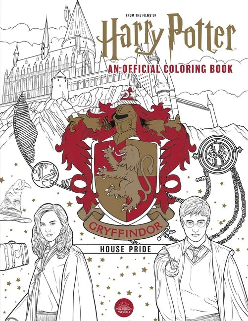 Harry Potter: Gryffindor House Pride: The Official Coloring Book: (Gifts Books for Harry Potter Fans, Adult Coloring Books) - Paperback