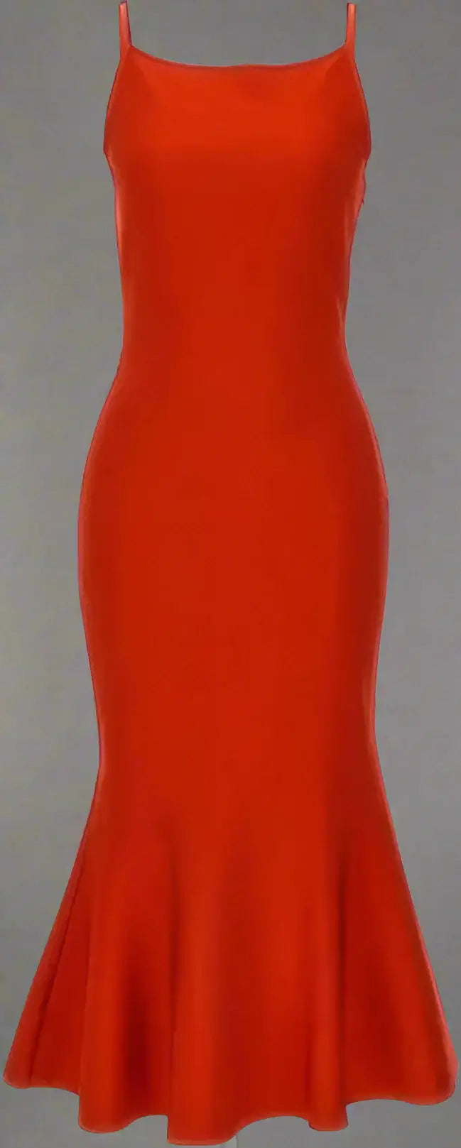 Alexander McQueen red Viscose Flared Knit Dress