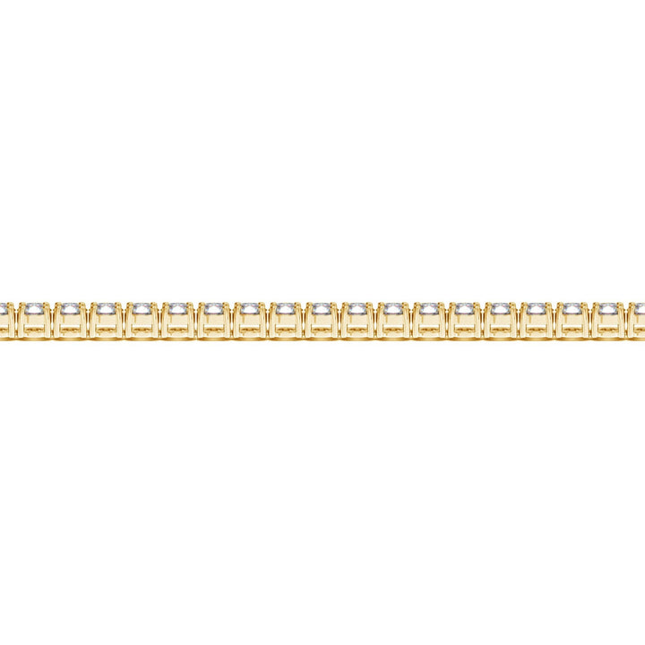 Lab Grown Round Diamond Tennis Bracelet in 14k Yellow Gold (5 cctw  F/G  VS2/SI1)