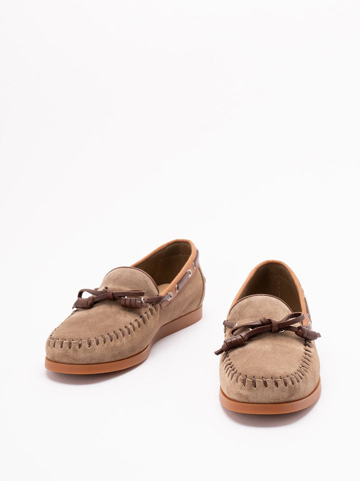 Valentino Garavani Men `Valentino Garavani Palm Avenue` Leather Boat Shoes
