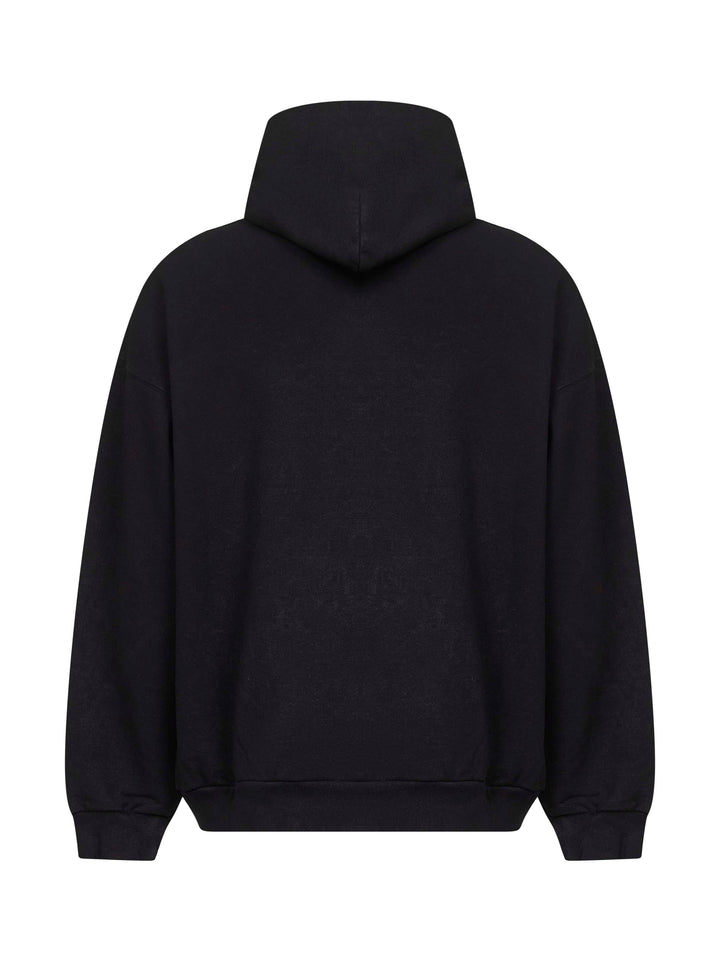 Balenciaga Men Black City Of Angels Medium Fit Hoodie