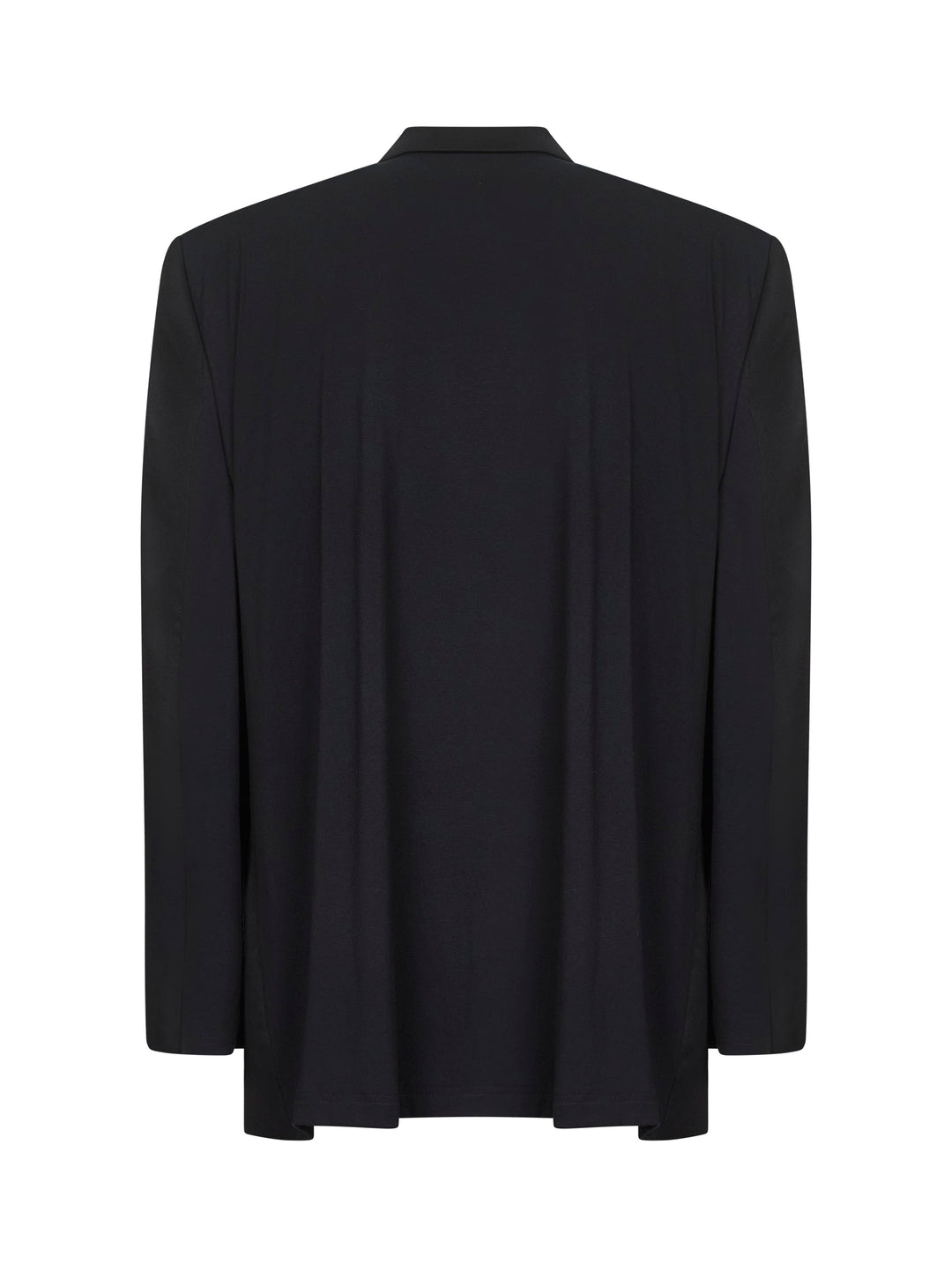 Balenciaga Men Black Wool Hybrid Tailored Blazer