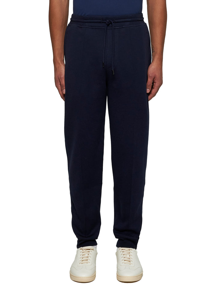 Brunello Cucinelli Men Joggers In Felpa Grigia