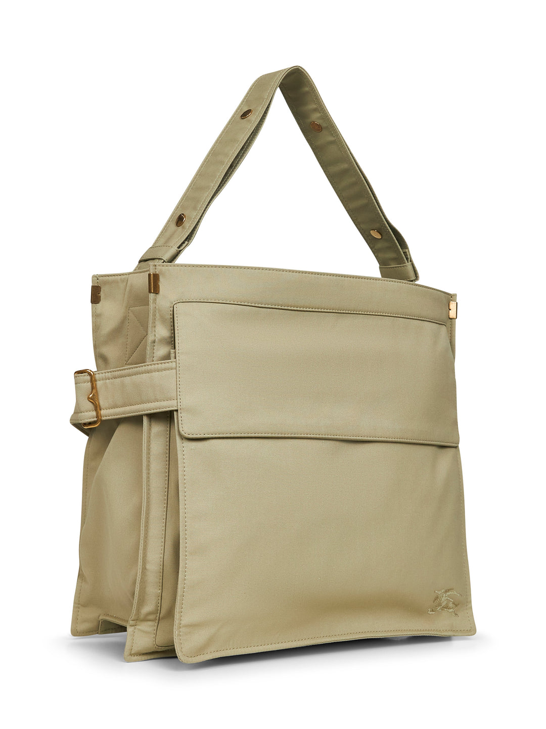 Burberry Men Hunter Green Medium Trench Tote Crossbody Bag