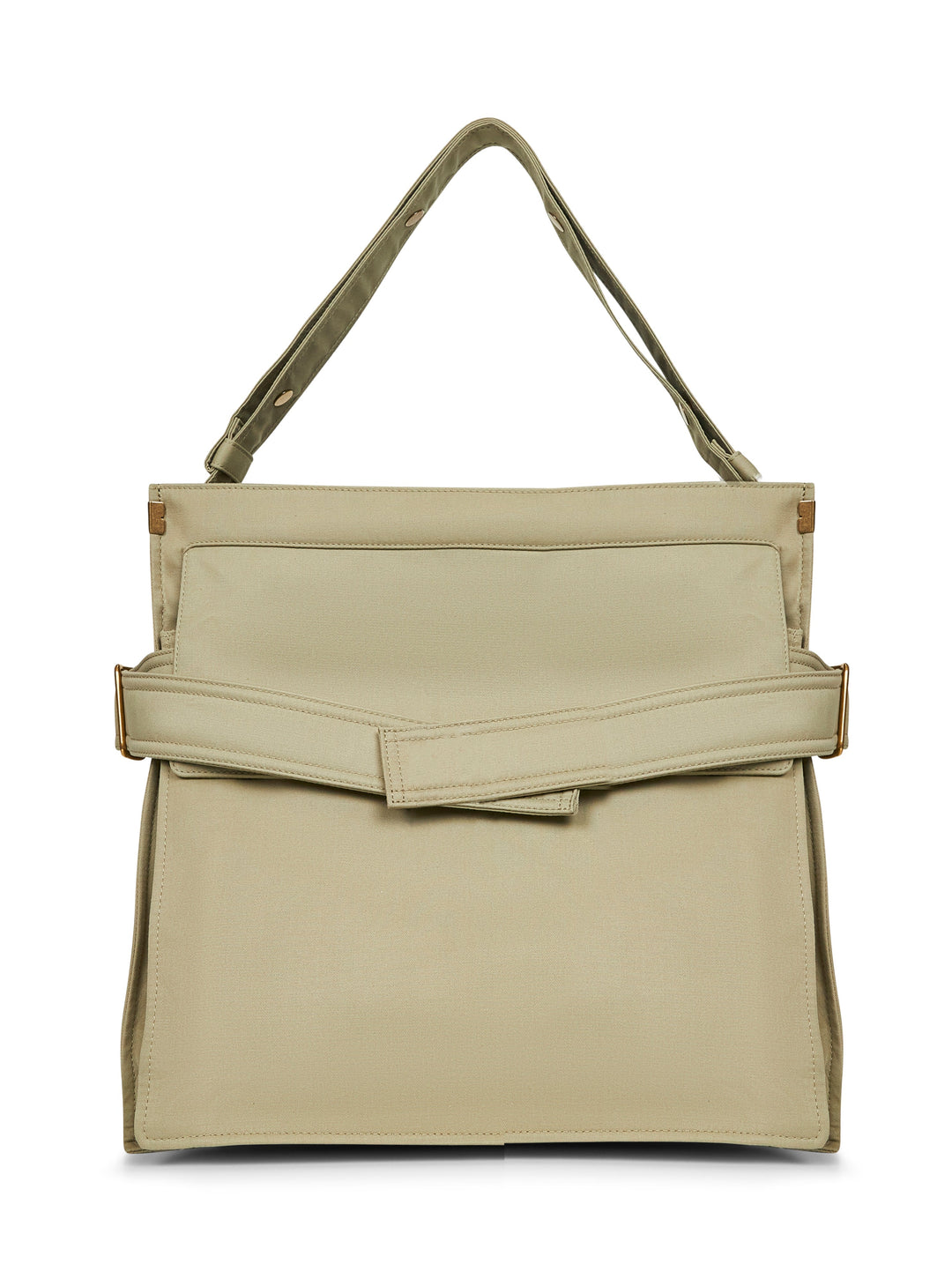 Burberry Men Hunter Green Medium Trench Tote Crossbody Bag