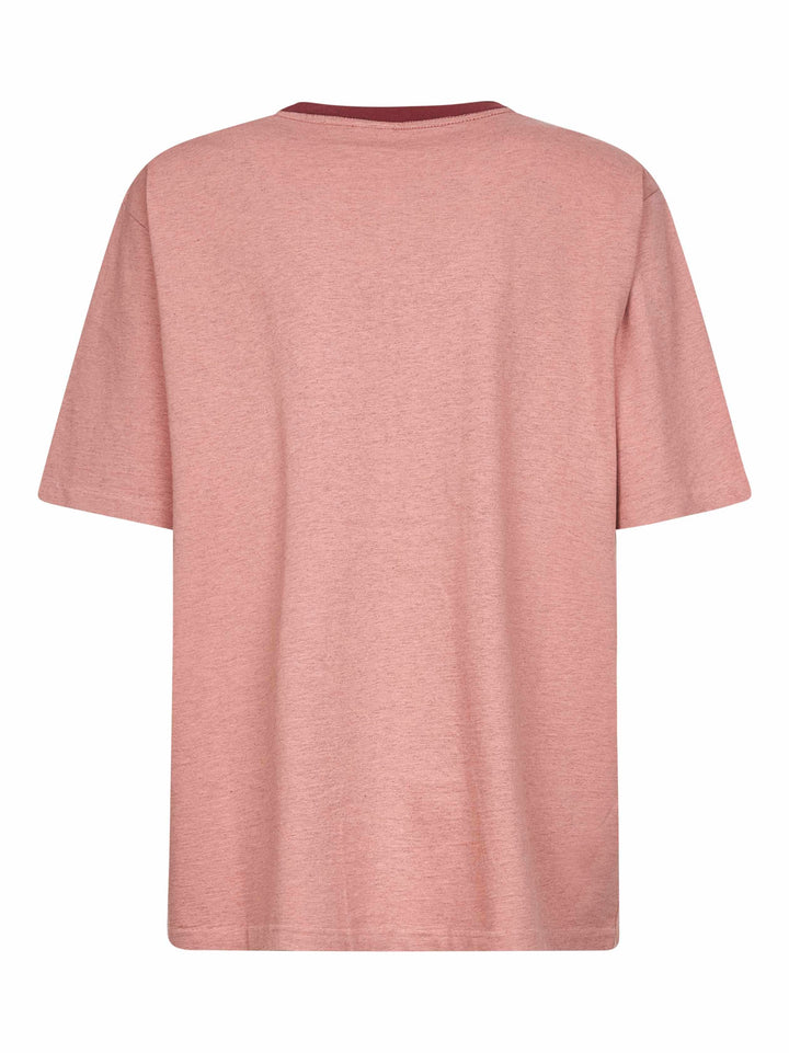 Chloé Women Pink Cotton Oversized Logo T-Shirt