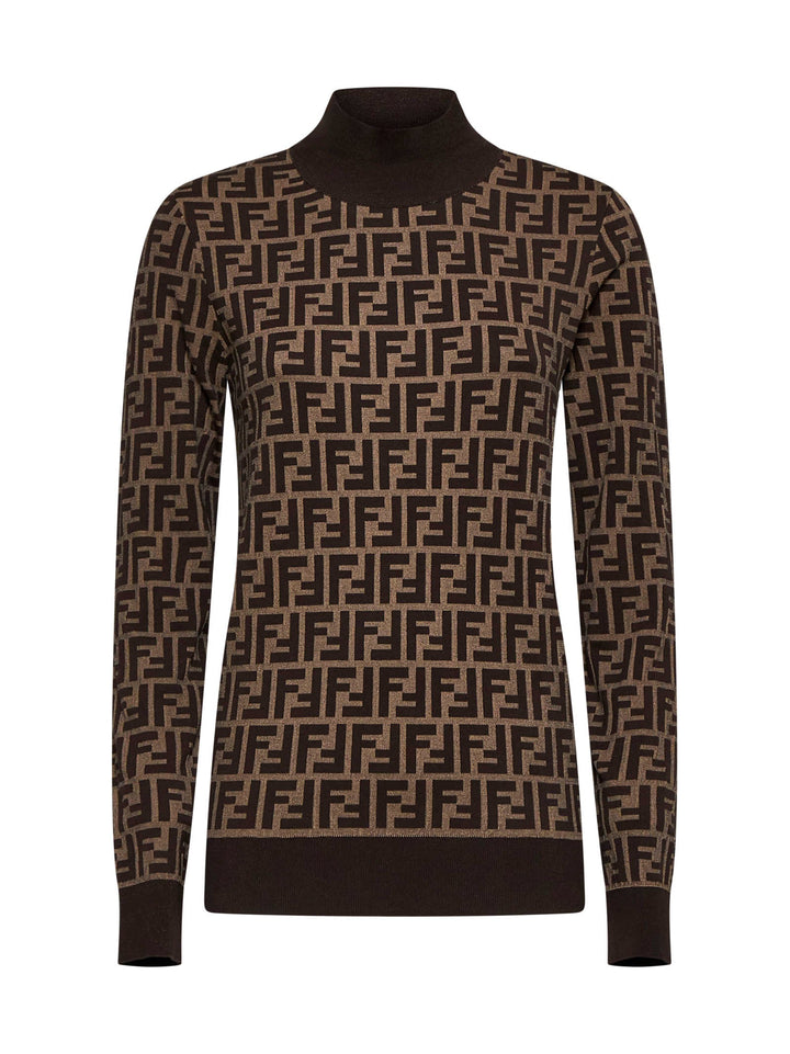 Fendi Women Ff Cotton Sweater