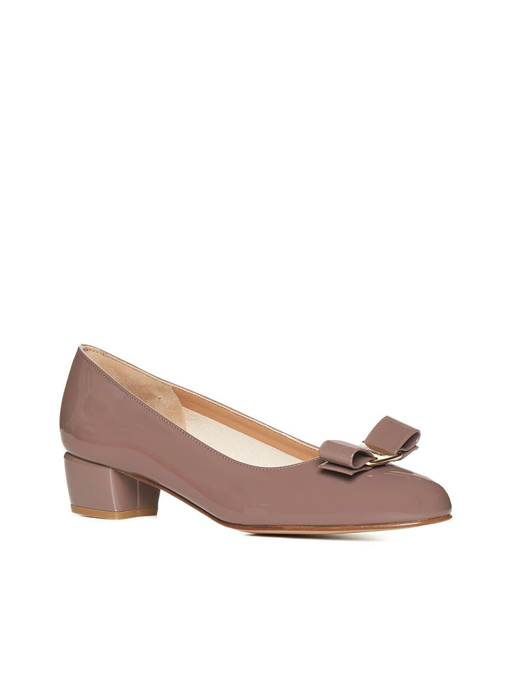 Ferragamo Women Vara Patent Leather Pumps By Ferragamo